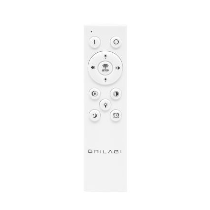 Brilagi - dimeriuojamas LED lubinis šviestuvas RINGO LED/34W/230V 3000-6000K 28x78 cm juodas + nuotolinis valdiklis