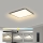 Brilagi - Dimeriuojamas LED lubų šviestuvas SLIMFRAME LED/36W/230V 45x45 cm 3000-6000K juodas + su nuotoliniu pulteliu