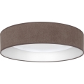 Brilagi - Dimeriuojamas LED lubų šviestuvas VELVET SMARTIX STARS LED/24W/230V 3000-6000K Ø 45 cm rudas Wi‑Fi Tuya Beacon + nuotolinis valdymas