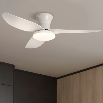 Brilagi - dimeriuojamas LED lubų ventiliatorius LED/30W/230V 3000-6500K balta + nuotolinis valdymas