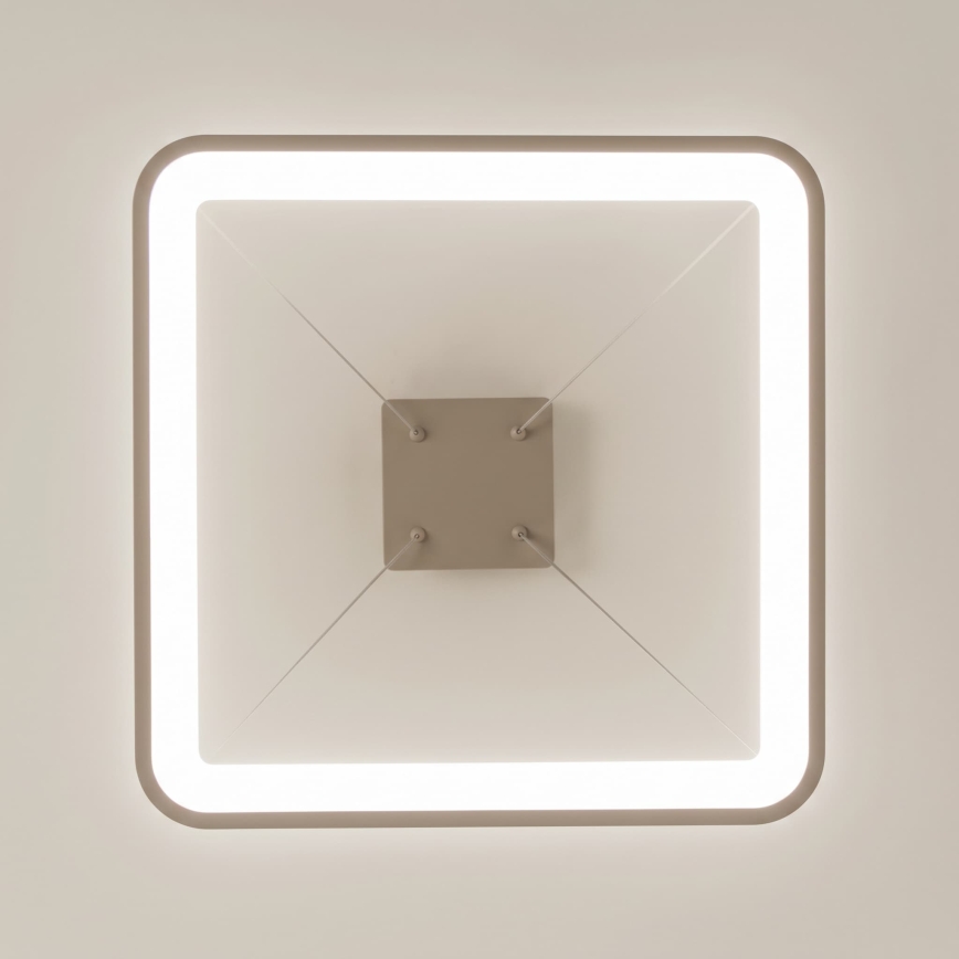 BRILAGI - LED reguliuojamas pakabinamas šviestuvas ant laido FALCON SLIM LED/50W/230V 3000-6500K 50x50 cm smėlio spalvos + nuotolinis valdymas