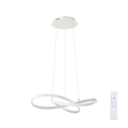 Brilagi - reguliuojamas LED pakabinamas šviestuvas ant laido INFINITY LED/55W/230V 3000-6000K 50x50 cm balta + nuotolinis valdymas