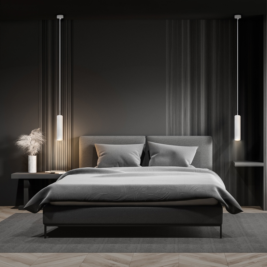 Brilagi - dimeriuojamas LED RGBW pakabinamas šviestuvas SELE 1xGU10/6W/230V 3000K baltas