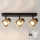 Brilagi - Dimeriuojamas LED RGBW taškinis šviestuvas NUGGET 3xGU10/4,8W/230V juoda/auksinė
