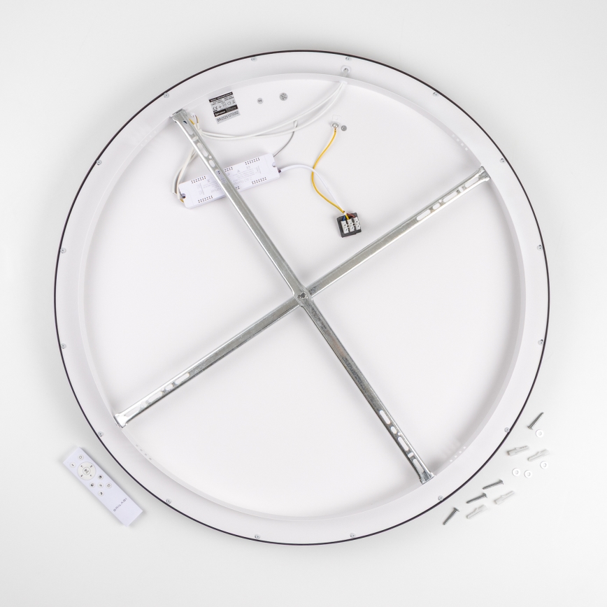 Brilagi - reguliuojamas LED lubų šviestuvas FALCON II LED/108W/230V 3000-6500K Ø 80 cm juodas + nuotolinis pultas