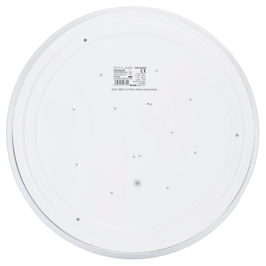 Brilagi - LED reguliuojamas lubinis šviestuvas MILKY WAY LED/24W/230V 3000-6500K skersmuo 38 cm + nuotolinis valdymas