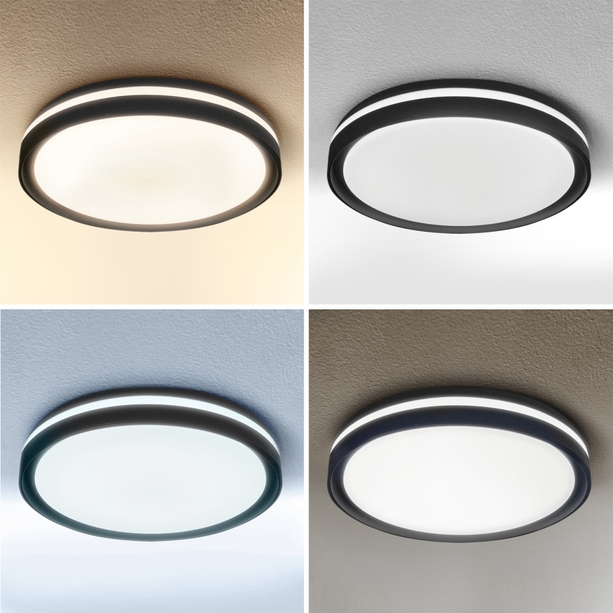 Brilagi - dimeriuojamas LED lubų šviestuvas NAOMI LED/48W/230V 3000-6500K skersmuo 39 cm juodas + nuotolinis valdymas