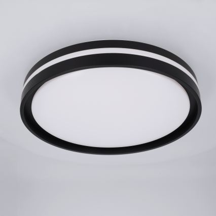 Brilagi - dimeriuojamas LED lubų šviestuvas NAOMI LED/48W/230V 3000-6500K skersmuo 39 cm juodas + nuotolinis valdymas