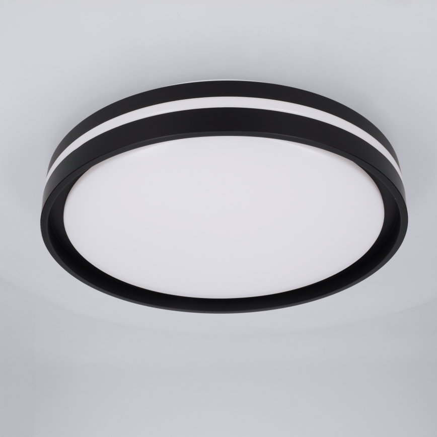 Brilagi - dimeriuojamas LED lubų šviestuvas NAOMI LED/48W/230V 3000-6500K skersmuo 39 cm juodas + nuotolinis valdymas