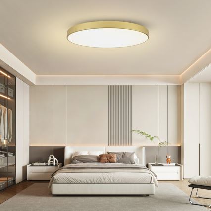 Brilagi - LED dimeriuojamas lubinis šviestuvas POOL SMART LED/180W/230V 3000-6000K 120 cm auksinis Wi-Fi Tuya + nuotolinio valdymo pultas