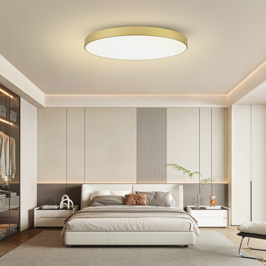 Brilagi - LED dimeriuojamas lubinis šviestuvas POOL SMART LED/180W/230V 3000-6000K 120 cm auksinis Wi-Fi Tuya + nuotolinio valdymo pultas