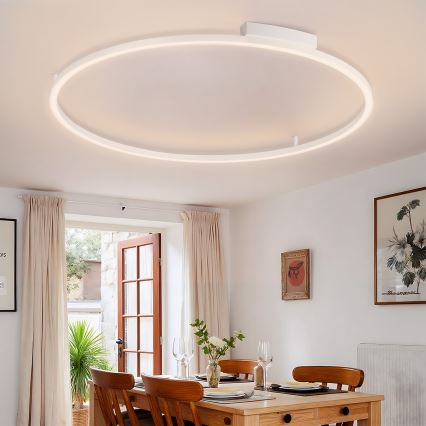 Brilagi - Dimeriuojamas LED lubinis šviestuvas PORTOFINO LED/85W/230V 3000-6000K Ø 120 cm baltas + nuotolinis valdymas