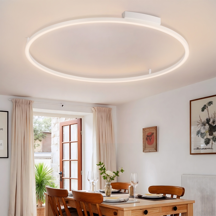 Brilagi - Dimeriuojamas LED lubinis šviestuvas PORTOFINO LED/85W/230V 3000-6000K Ø 120 cm baltas + nuotolinis valdymas