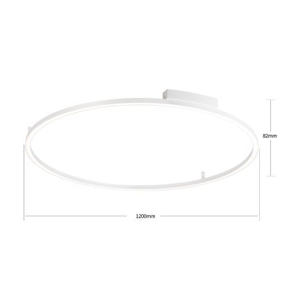 Brilagi - Dimeriuojamas LED lubinis šviestuvas PORTOFINO LED/85W/230V 3000-6000K Ø 120 cm baltas + nuotolinis valdymas