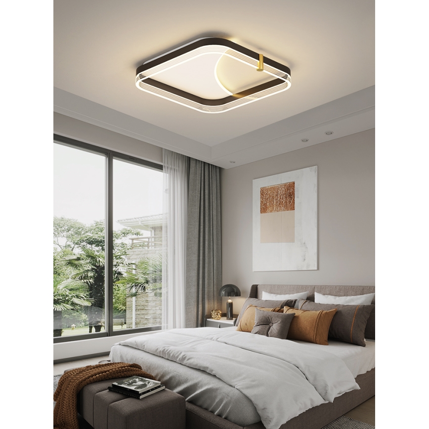 Brilagi - reguliuojamas LED lubinis šviestuvas SIRELI LED/56W/230V 3000-6000K 40x40 cm + nuotolinis valdymas