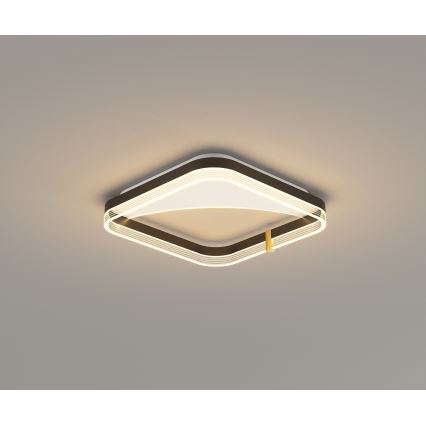 Brilagi - reguliuojamas LED lubinis šviestuvas SIRELI LED/56W/230V 3000-6000K 40x40 cm + nuotolinis valdymas