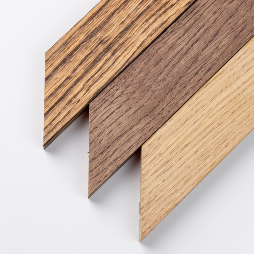 Brilagi - Dimeriuojamas LED lubinis šviestuvas SLIMFRAME WOOD LED/36W/230V 49,5x49,5 cm 3000-6000K tamsiai ruda + nuotolinio valdymo pultas