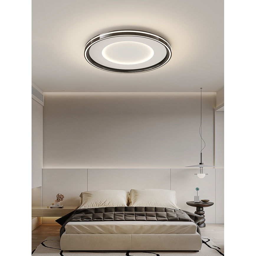 Brilagi - Dimeriuojamas LED lubų šviestuvas TRIVARO LED/72W/230V 3000-6000K skersmuo 40 cm + nuotolinis valdymas