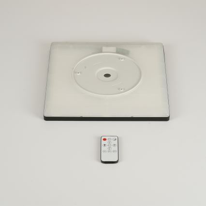 Brilagi - LED dimeriuojamas lubinis šviestuvas ULTRA PLONAS LED/18W/230V 2700-6500K 30x30 cm juodas + nuotolinio valdymo pultas