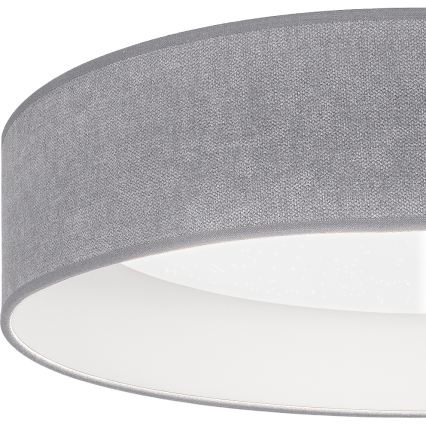BRILAGI - LED šviestuvas su reguliuojamu ryškumu (dimeris) VELVET SMARTIX STARS LED/36W/230V 3000-6000K Ø 55 cm pilka Wi-Fi Tuya Beacon + nuotolinio valdymo pultelis