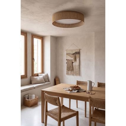 BRILAGI - LED dimeriuojamas lubinis šviestuvas VELVET SMARTIX LED/36W/230V 3000-6000K skers. 55 cm smėlio spalvos Wi-Fi Tuya Beacon + nuotolinis valdymas