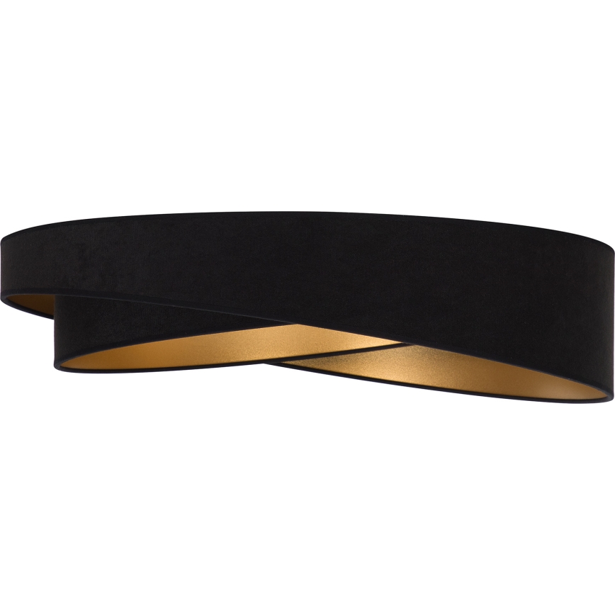 BRILAGI - LED dimeriuojamas lubinis šviestuvas VELVET TWIST LED/36W/230V 3000-6000K skersmuo 65 cm Wi-Fi Tuya Beacon juodas/auksinis + nuotolinio valdymo pultas