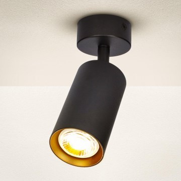 Brilagi - Dimeriuojamas LED taškinis šviestuvas SELE 1xGU10/6,5W/230V 2700-6500K juodas/auksinis