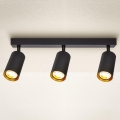 Brilagi - Dimeriuojamas LED taškinis šviestuvas SELE 3xGU10/6,5W/230V 2700-6500K juoda/auksinė