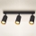 Brilagi - Dimeriuojamas LED taškinis šviestuvas SELE 3xGU10/6,5W/230V 2700-6500K juoda/auksinė
