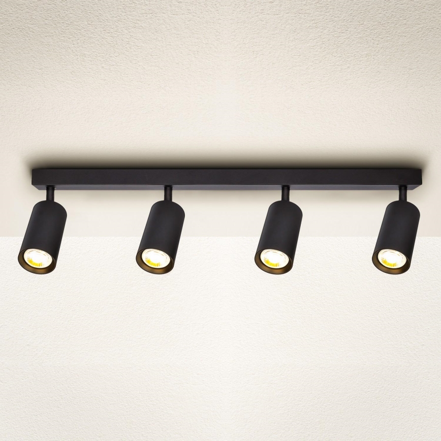 Brilagi - Dimeriuojamas LED taškinis šviestuvas SELE 4xGU10/6,5W/230V 2700-6500K juodas
