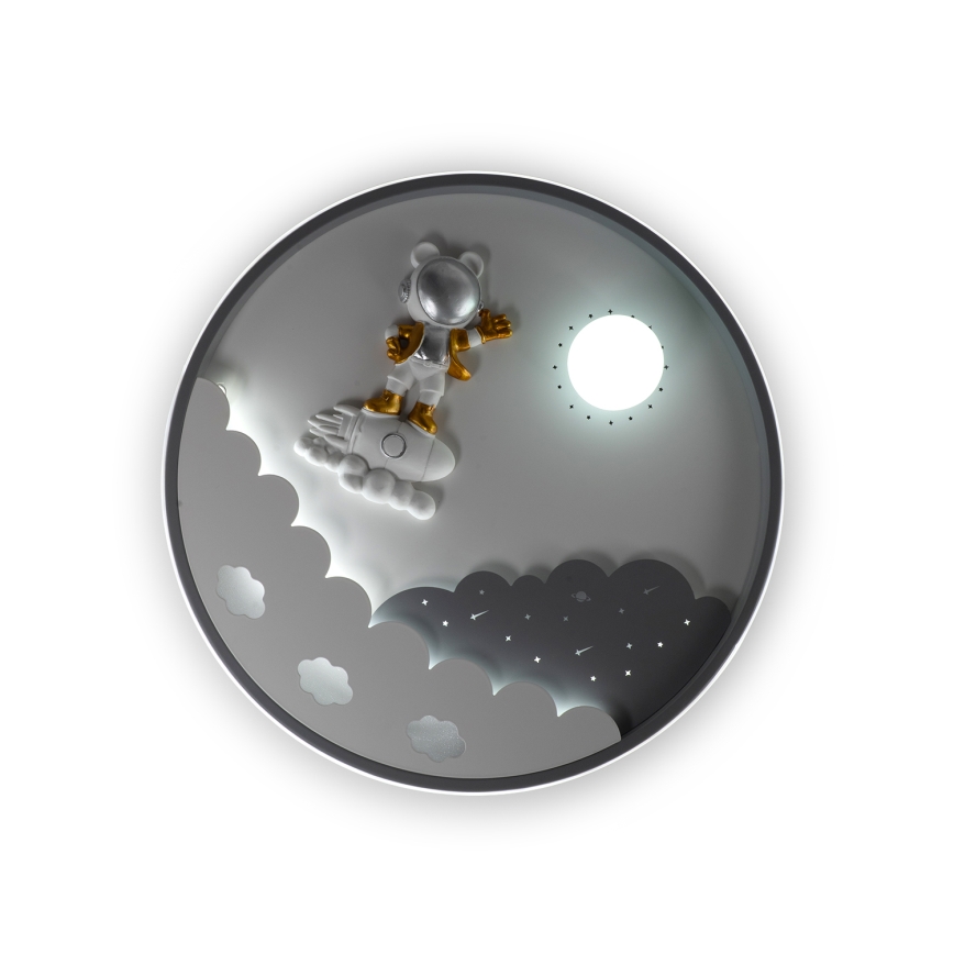 Brilagi - reguliuojamas vaikiškas lubinis LED šviestuvas ASTRO LED/68W/230V 3000-6000K, skersmuo 49 cm + nuotolinis valdymas