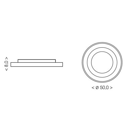 BRILAGI - dimeriuojamas LED vaikiškas lubinis šviestuvas ASTRO LED/75W/230V 3000-6000K skersmuo 50 cm + su nuotoliniu pulteliu
