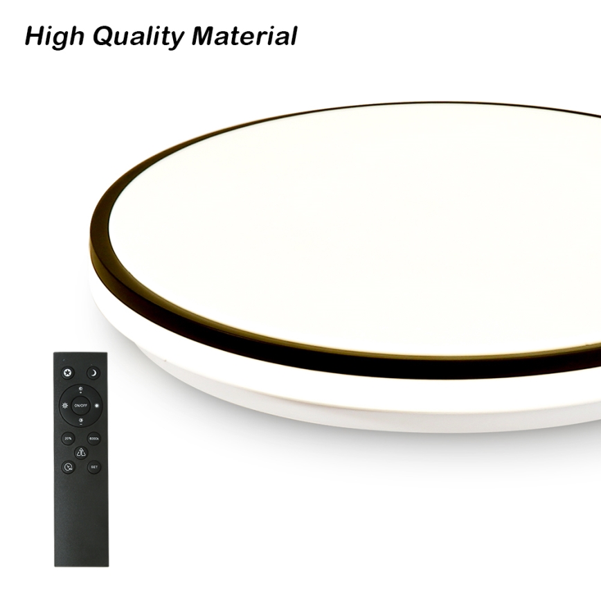 Brilagi - dimeriuojamas LED lubinis šviestuvas SMART LED/24W/230V Ø 38 cm 3000–6000K Wi‑Fi Tuya Beacon + nuotolinis valdymas