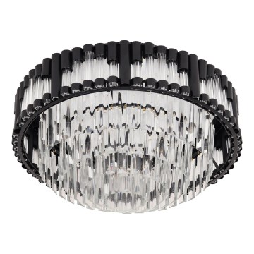 Brilagi - Dimeriuojamas lubinis LED šviestuvas CROWN LED/41W/230V 3000-6000K Ø 48 cm juodas + nuotolinis valdymas