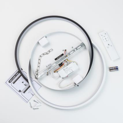 Brilagi - Dimeriuojamas LED lubinis šviestuvas VELO LED/70W/230V 3000-6500K 38x47,8 cm + su nuotoliniu pulteliu