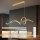 Brilagi - dimeriuojamas pakabinamas LED šviestuvas ant troselio SIGNATURE LED/55W/230V 3000-6000K 120x23 cm auksinis + nuotolinis valdymas