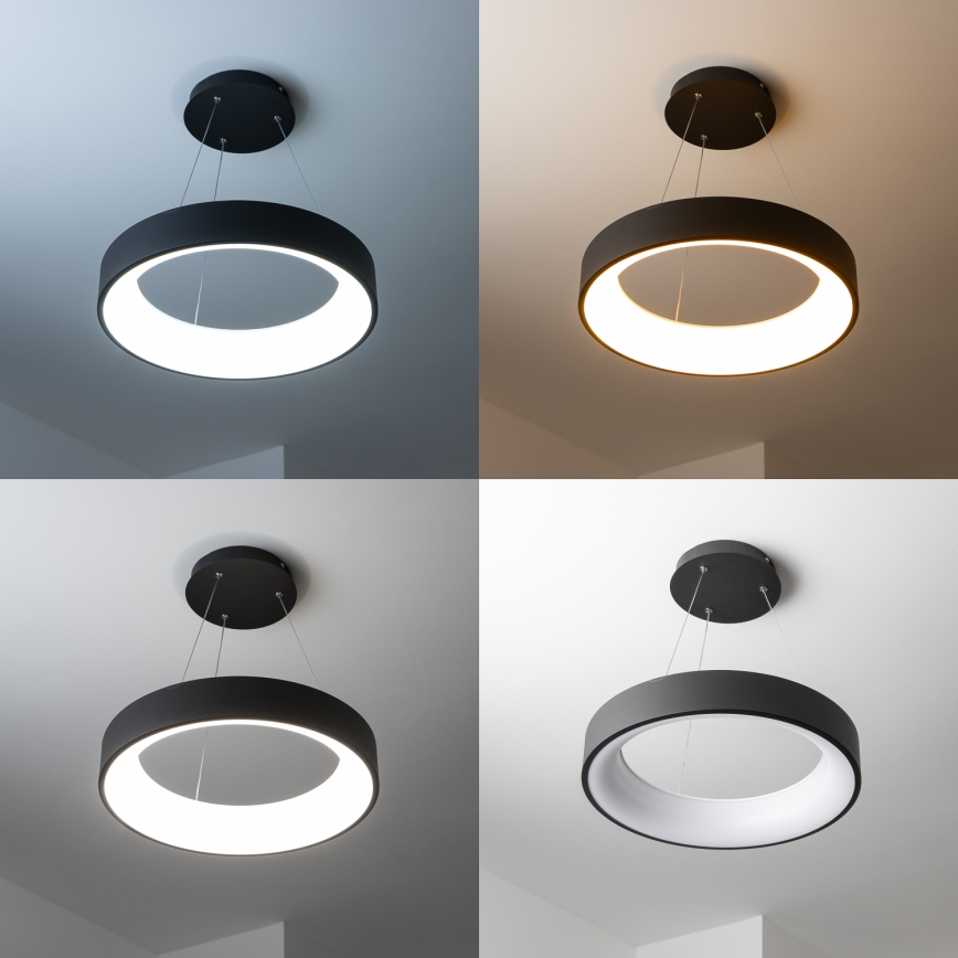 Brilagi - dimeriuojamas LED pakabinamas šviestuvas ant laido FALCON LED/80W/230V 3000–6500K skersmuo 60 cm juoda + nuotolinis valdymas