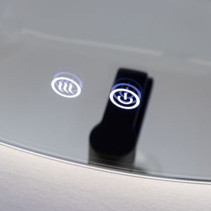 Brilagi - LED vonios veidrodis su šildymu DEMI PRO LED/20W/230V skersm. 60 cm IP44 CRI 90 dimeriuojamas + CCT