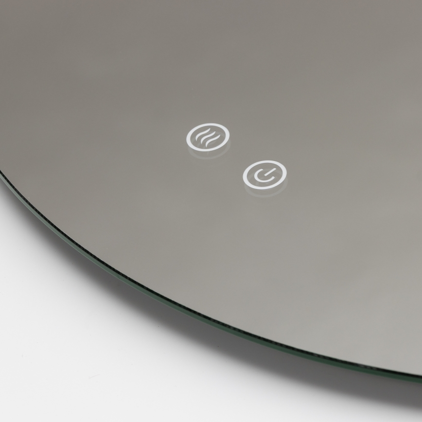 Brilagi - LED vonios veidrodis su šildymu DEMI PRO LED/20W/230V skersm. 60 cm IP44 CRI 90 dimeriuojamas + CCT