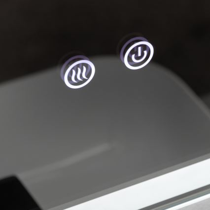 Brilagi - LED šildomas vonios veidrodis BELLA LED/16W/230V 60x60 cm IP44 CRI 90 dimeriuojamas + CCT