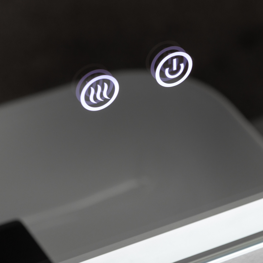 Brilagi - LED šildomas vonios veidrodis BELLA LED/16W/230V 60x60 cm IP44 CRI 90 dimeriuojamas + CCT