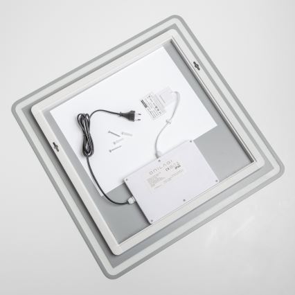 Brilagi - LED šildomas vonios veidrodis BELLA LED/16W/230V 60x60 cm IP44 CRI 90 dimeriuojamas + CCT