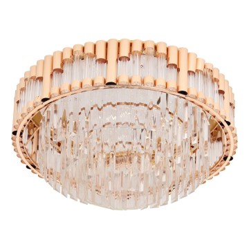 Brilagi - dimeruojamas LED lubų šviestuvas CROWN LED/41W/230V 3000-6000K, skersmuo 48 cm, auksinis + nuotolinis valdymas