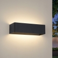 Brilagi - DONNANI LED lauko sieninis šviestuvas, 12W/230V, 30 cm, juodas, IP44