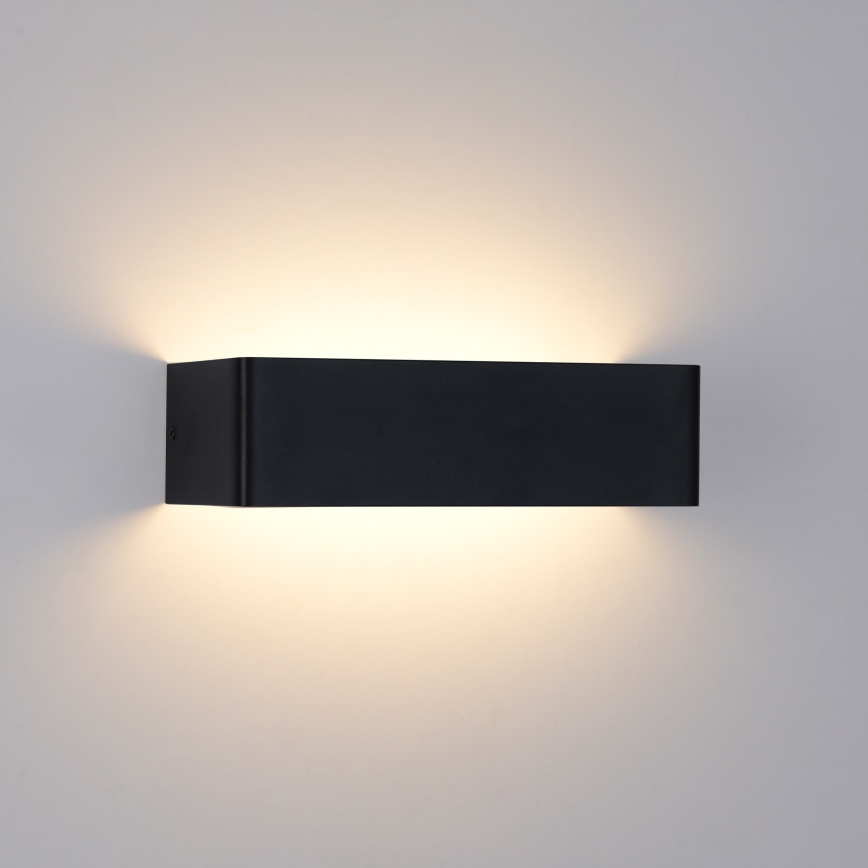 Brilagi - DONNANI LED lauko sieninis šviestuvas, 12W/230V, 30 cm, juodas, IP44