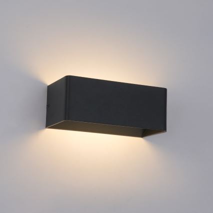 Brilagi - DONNANI LED lauko sieninis šviestuvas, 7 W / 230 V, 20 cm, juodas, IP44