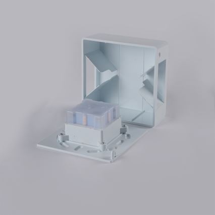 Brilagi - DOUBLERAY LINE LED lauko sieninis šviestuvas, 6W/230V, balta, IP54