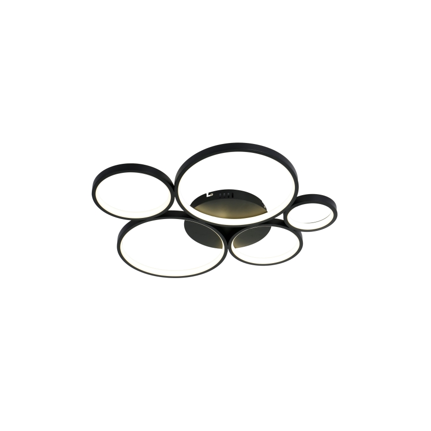 Brilagi - ECHO LED lubų šviestuvas, 60 W, 230 V, 4000 K, 50x57 cm, juodas