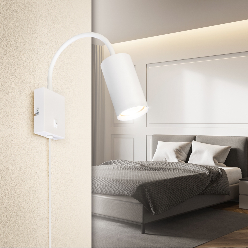 Brilagi - Elastīga sienas lampa SELE 1xGU10/30W/230V balta