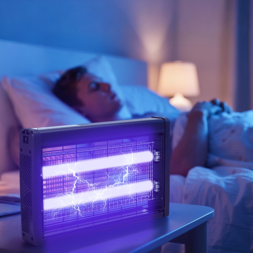 Brilagi - Elektrinė gaudyklė nuo vabzdžių 2xUV/18W/230V 100 m2